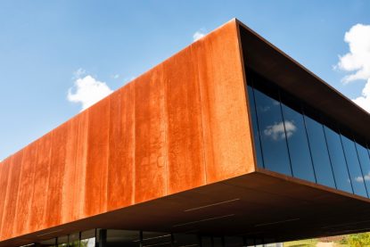 The museum and research center of the Celtic culture. The museum was opened in 2011 by the Hessen office of built heritage conservation ( Landesamt fȕr Denkmalpflege Hessen). It is located at the important place of discovery of a Celtic settlement aged about 5 thousend B.C. In the front of the building you see visitors watching and enjoing at the location.